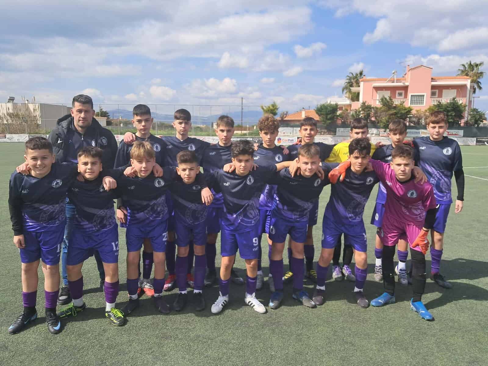 Πρωτιά για την Κ14 του Ηρακλή Νεμέας!