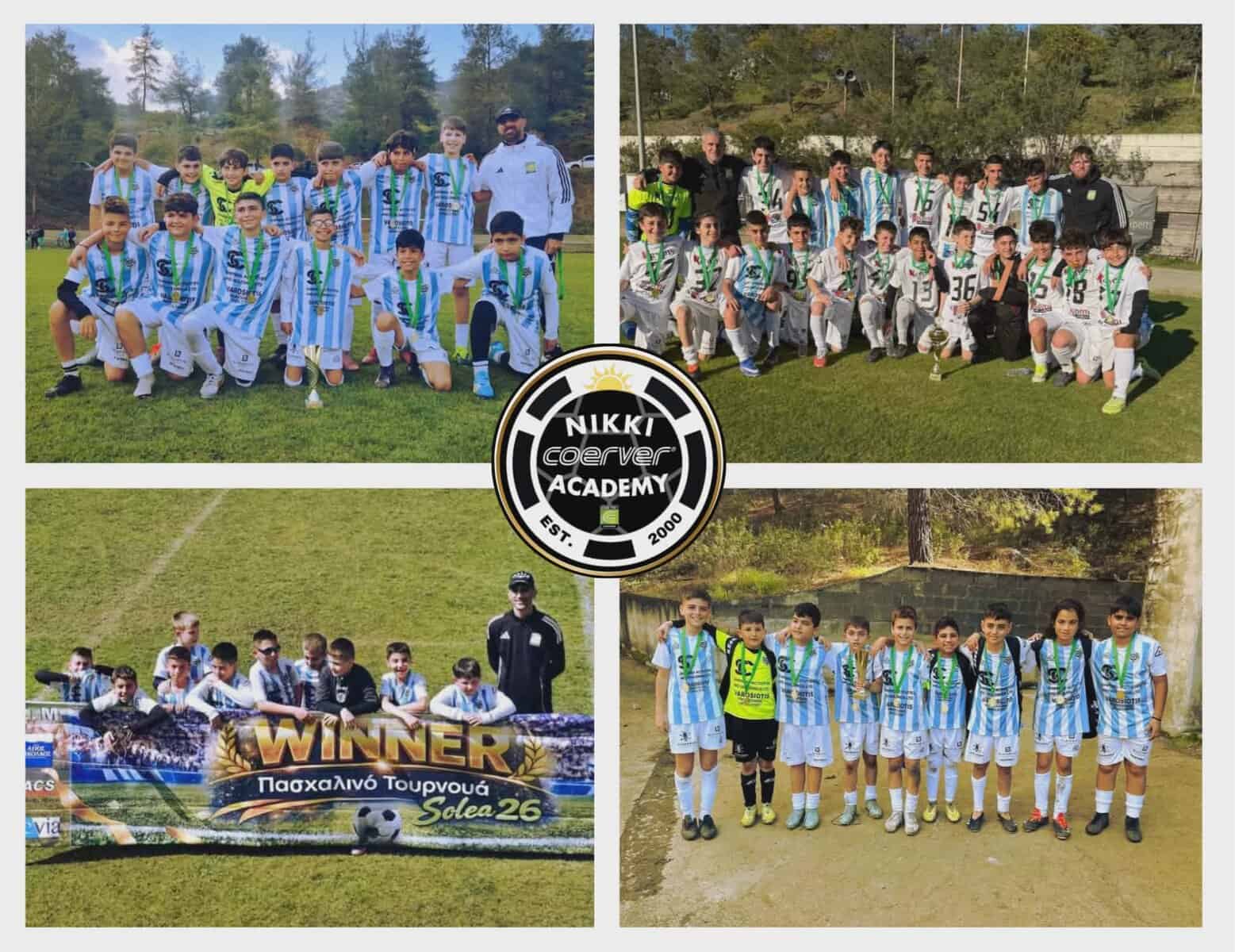 «Σάρωσε» τα τρόπαια η Nikki Coerver Academy στο Πασχαλινό Τουρνουά της Σολέας!