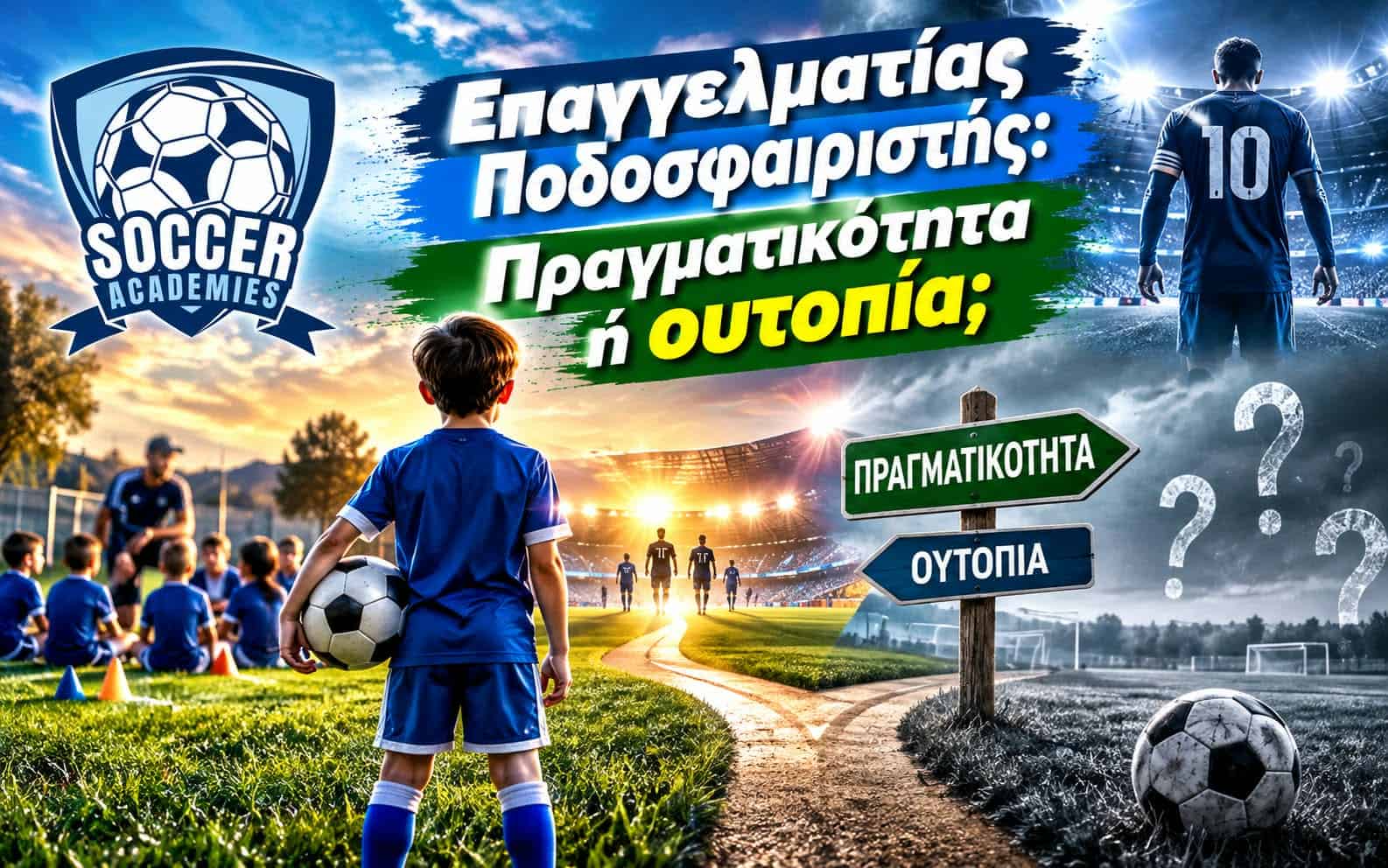 Επαγγελματίας Ποδοσφαιριστής: Πραγματικότητα ή Ουτοπία;